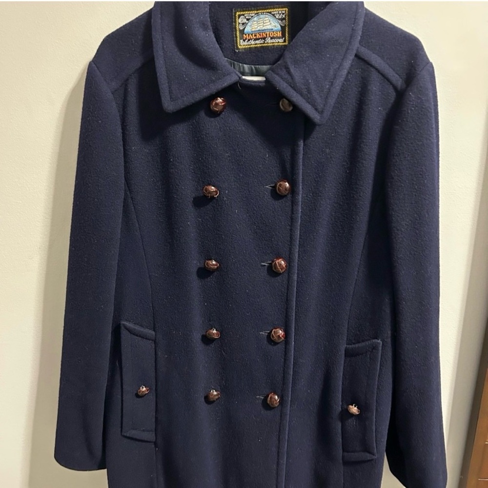Navy Wool Pea Coat